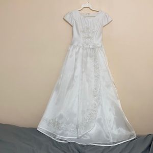 Kid collection girl’s Sophisticated Satin dress